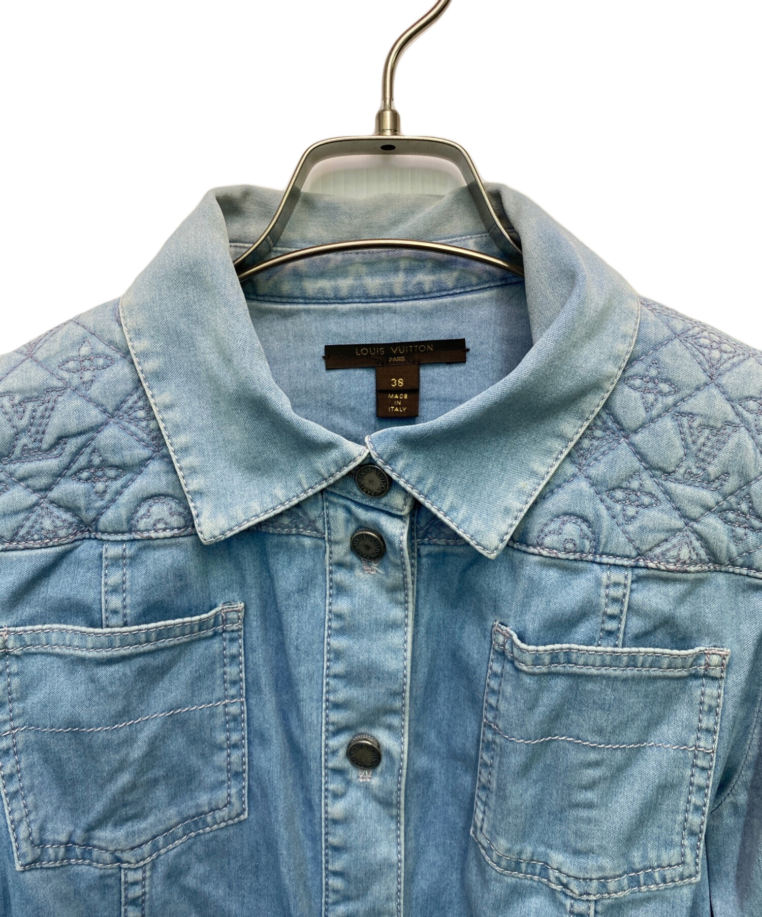 Louis Vuittonルイヴィトン デニムジャケット 美品激レア38 中古・古着通販】LOUIS VUITTON (ルイ ヴィトン) デニムジャケット