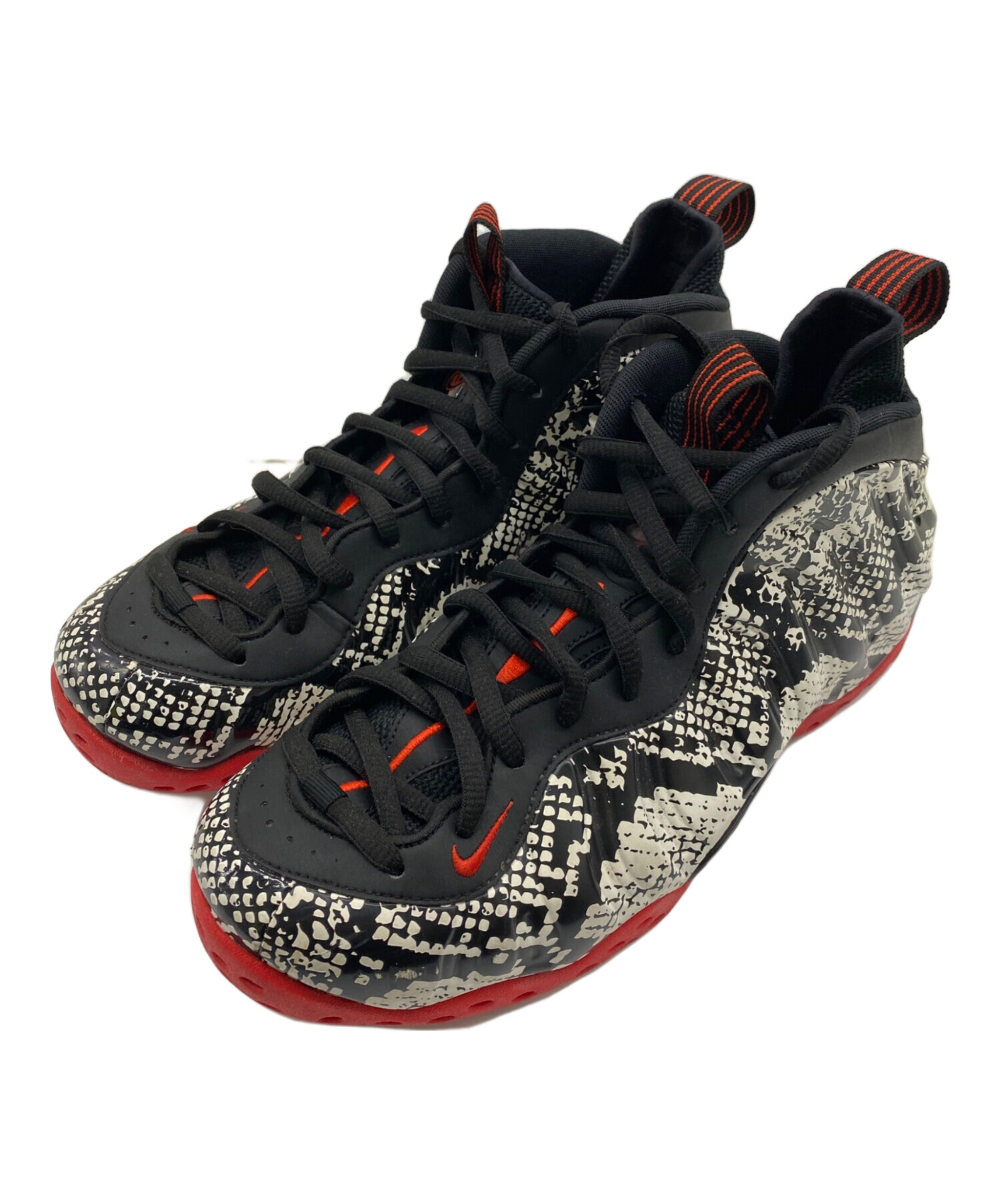 中古・古着通販】NIKE (ナイキ) AIR FOAMPOSITE ONE ホワイト×ブラック 
