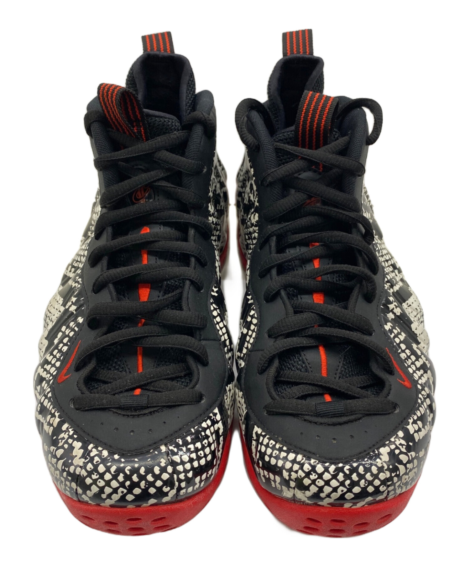 中古・古着通販】NIKE (ナイキ) AIR FOAMPOSITE ONE ホワイト×ブラック 