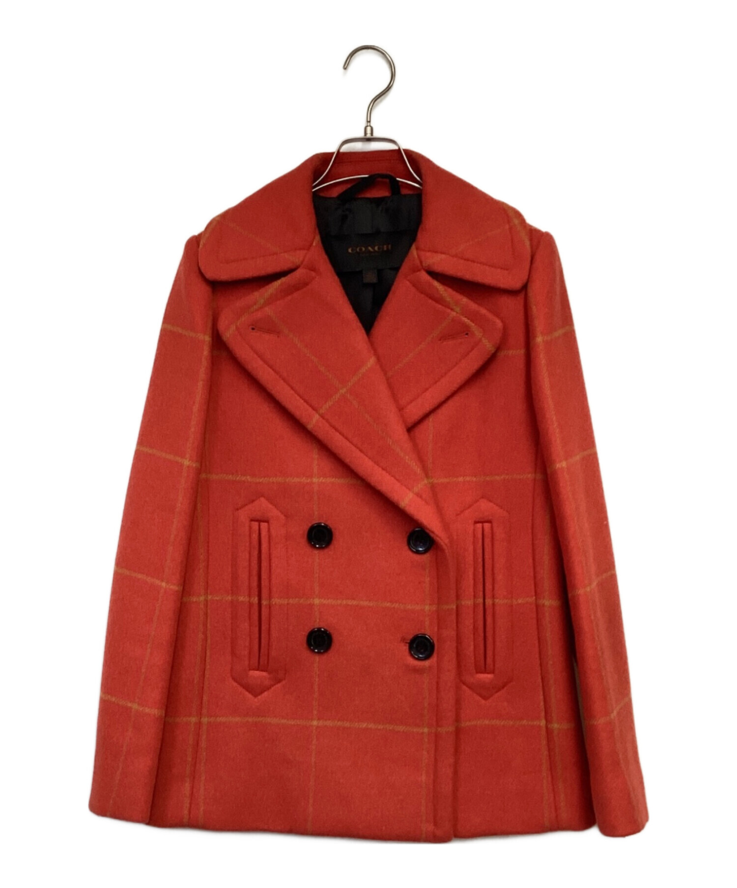 COACH コーチ Pコート ピーコート 未使用 中古・古着通販】COACH (コーチ) Pコート ネイビー サイズ:XS