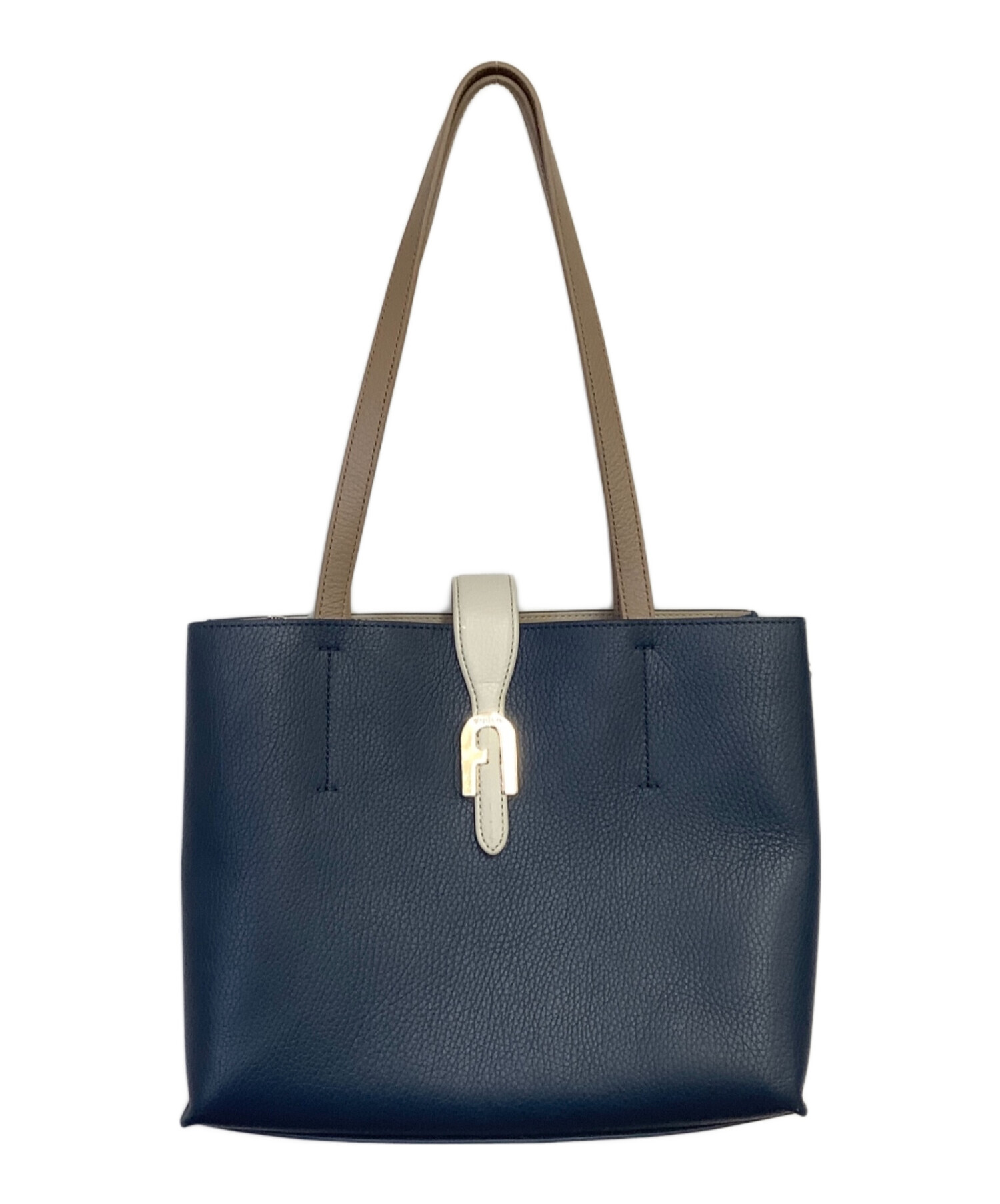 中古・古着通販】FURLA (フルラ) ソフィア トートバッグ ネイビー