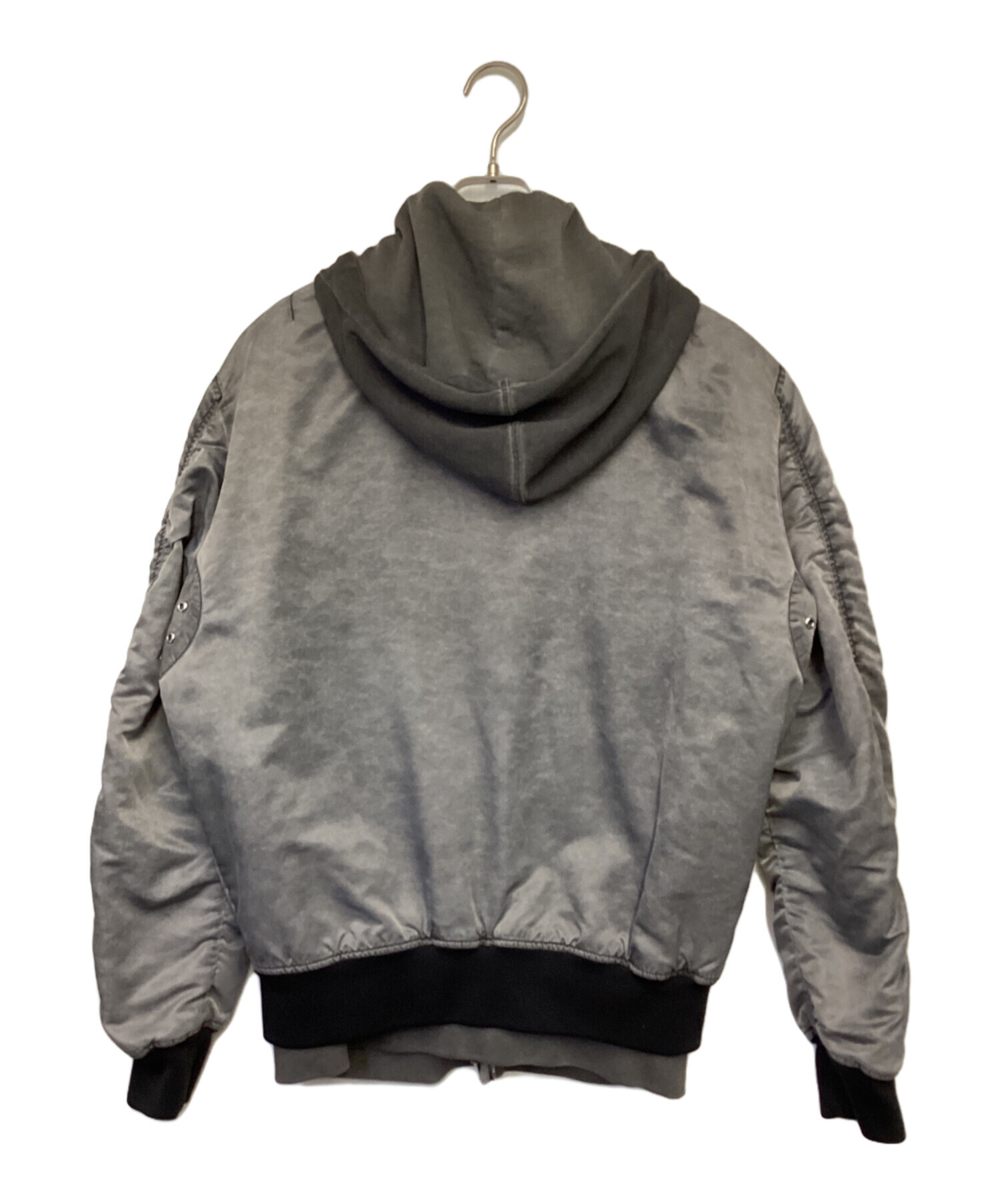 中古・古着通販】DIESEL (ディーゼル) レイヤード ボンバージャケット