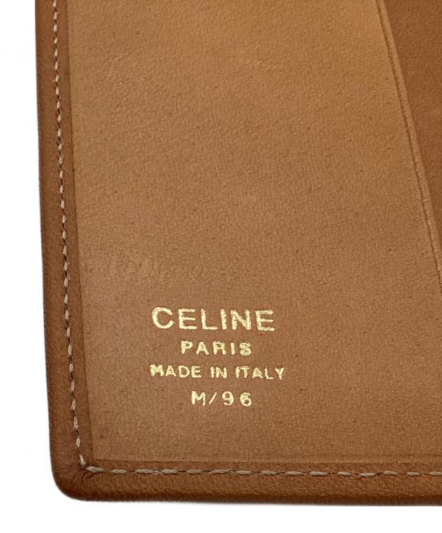 中古・古着通販】CELINE (セリーヌ) マカダム 長財布 ブラウン