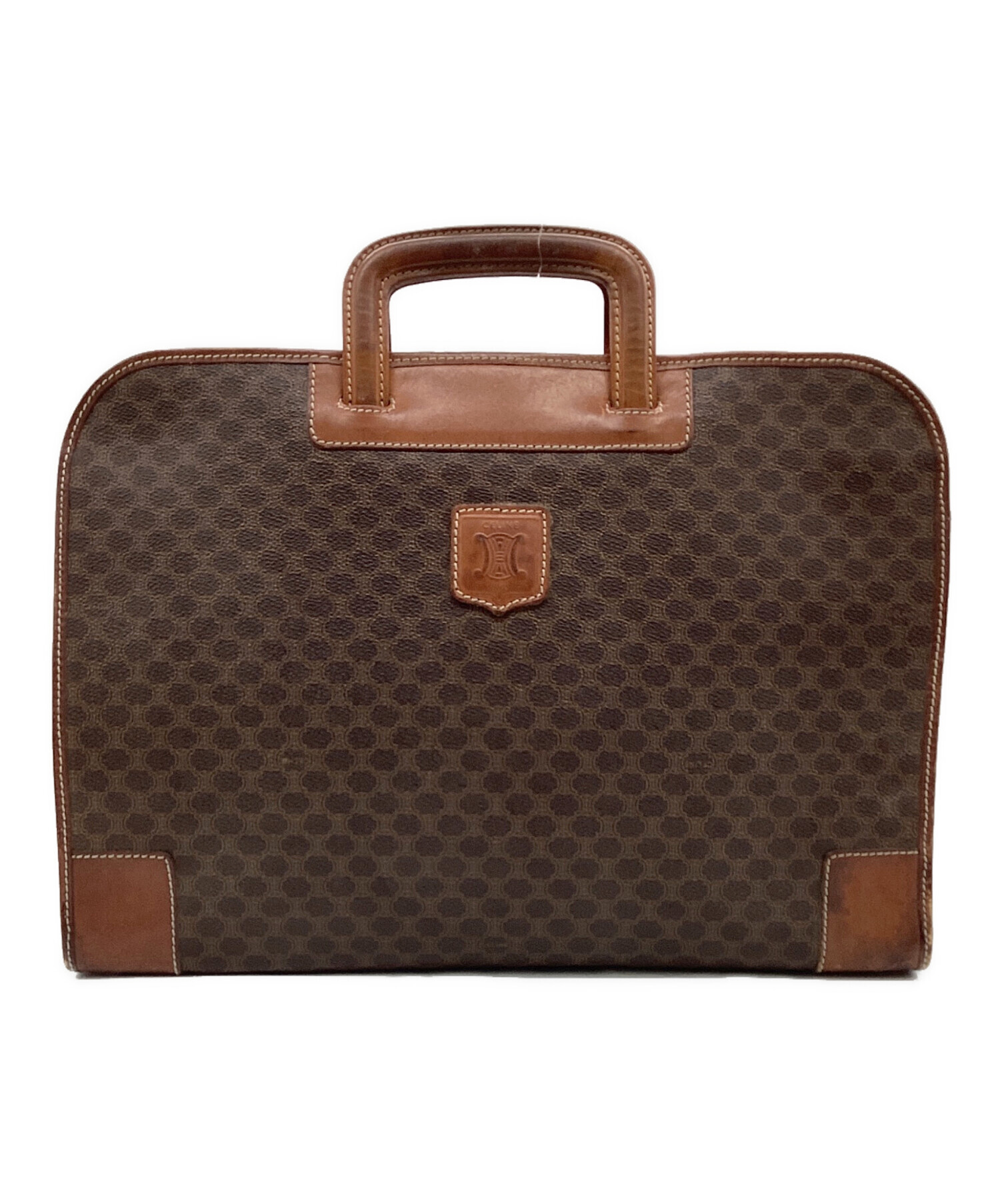 希少 美品 OLD CELINE マカダム ブリーフケース 2way DM95 希少 美品