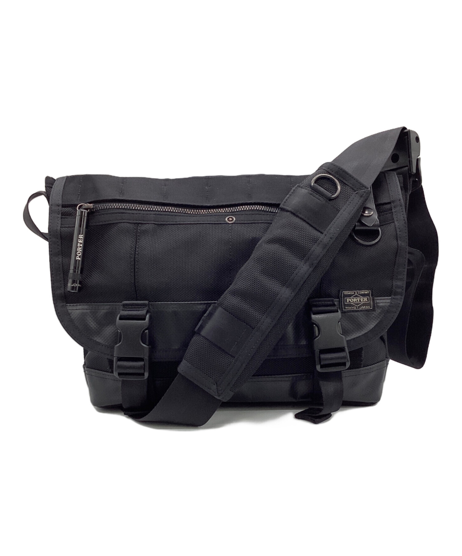 【未使用品級】PORTER ポーター HEAT ヒート メッセンジャーバッグ 中古・古着通販】PORTER (ポーター) HEAT（ヒート）メッセンジャー