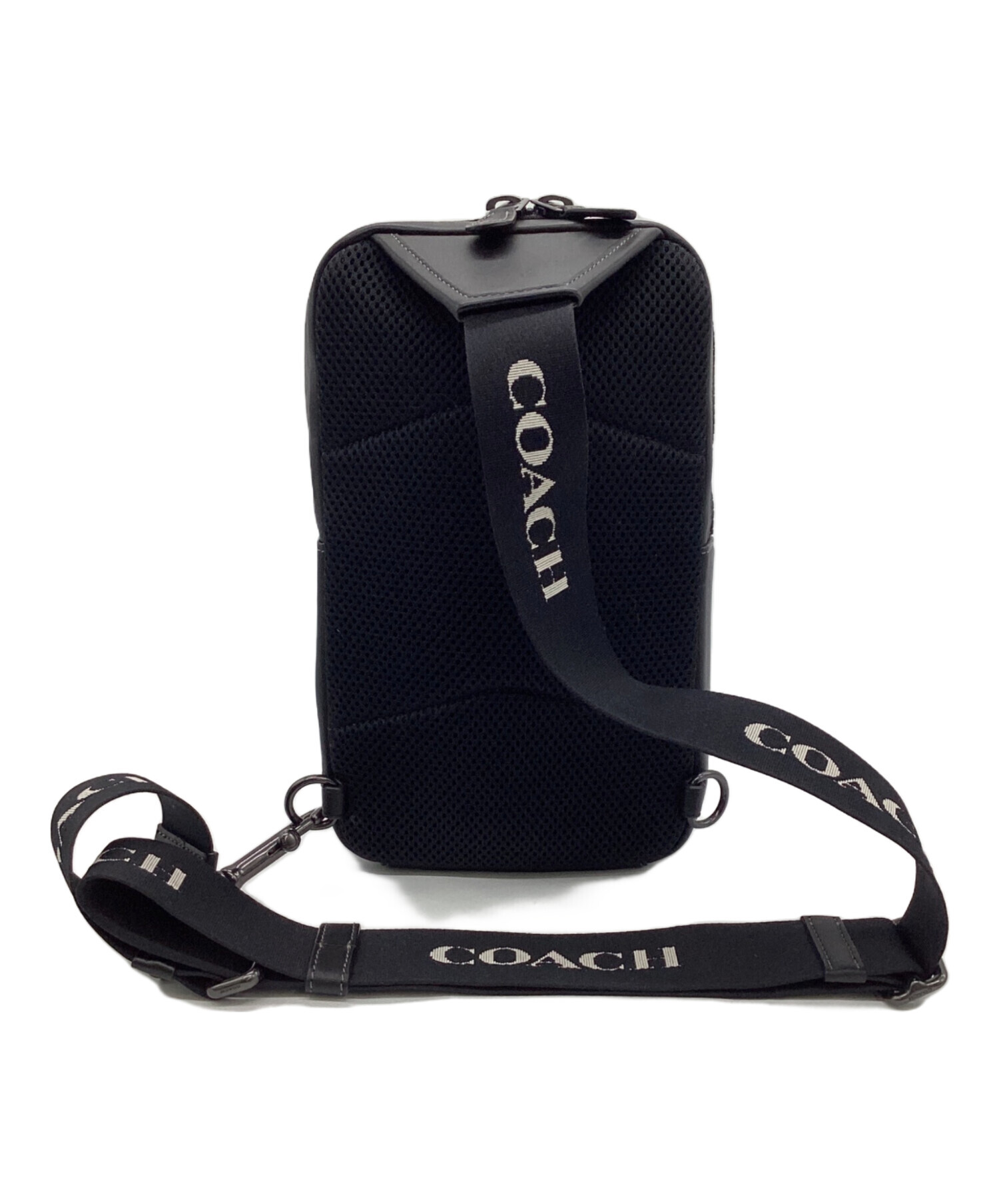 中古・古着通販】COACH (コーチ) サリバン パック ホワイト×ブラック