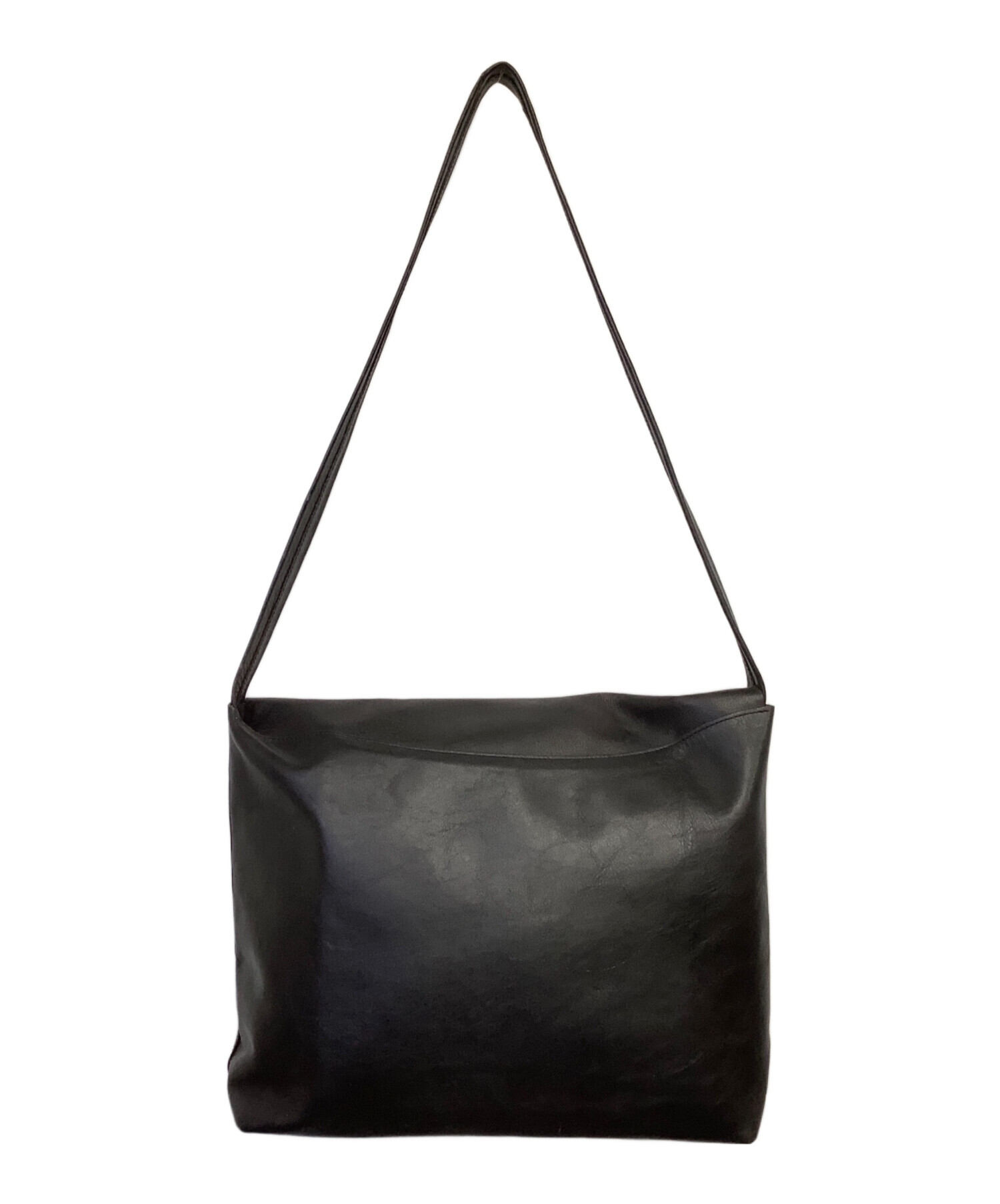 ヨーガンレール　ショルダーバック　レザー　黒 中古・古着通販】JURGEN LEHL (ヨーガンレール) ショルダーバッグ