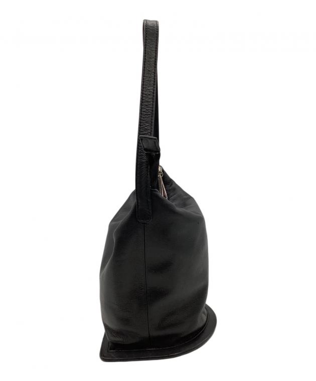 未使用 yohji yamamoto ヨウジヤマモト ハンドバッグ レザー 中古・古着通販】YOHJI YAMAMOTO (ヨウジヤマモト) ハンドバッグ