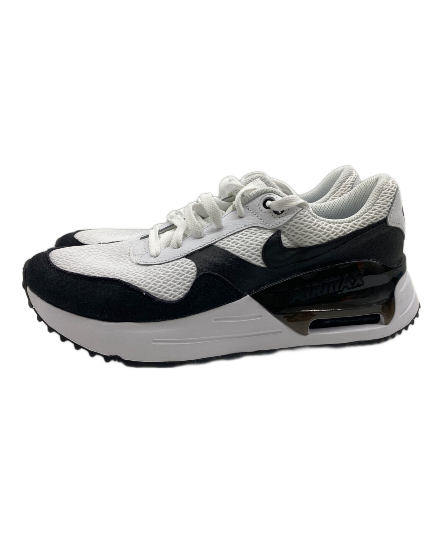 中古・古着通販】NIKE (ナイキ) Nike Air Max SYSTM ホワイト×ブラック 