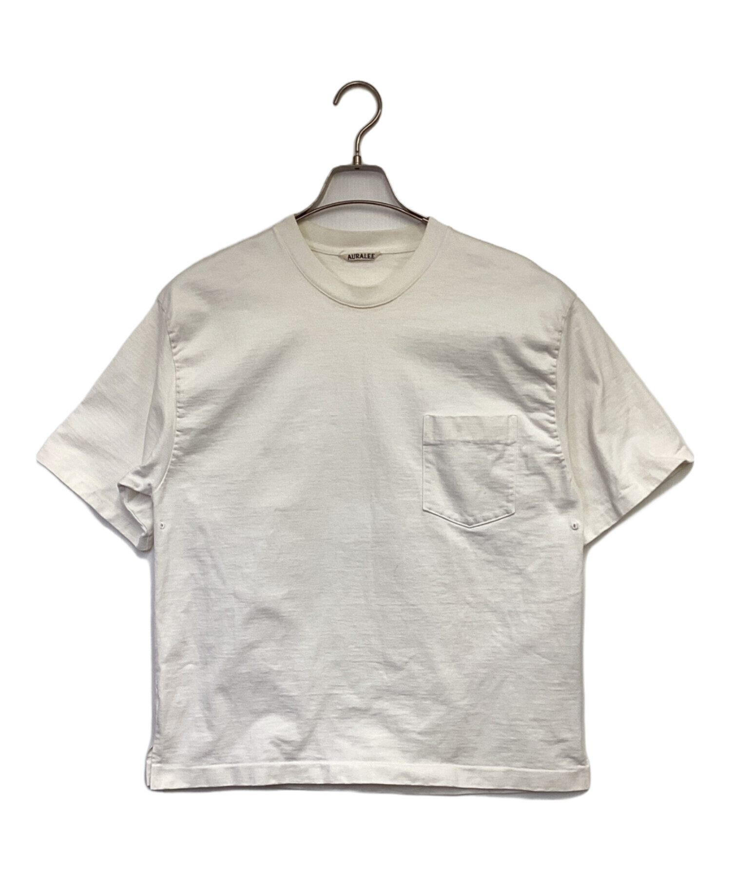 AURALEE オーラリー ベスト 0(S位) 白 【古着】【中古】 AURALEE - AURALEE オーラリー Tシャツ・カットソー M 白 【古着