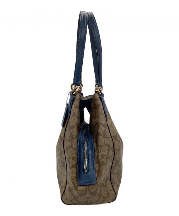 中古・古着通販】COACH (コーチ) シグネチャー ショルダーバッグ