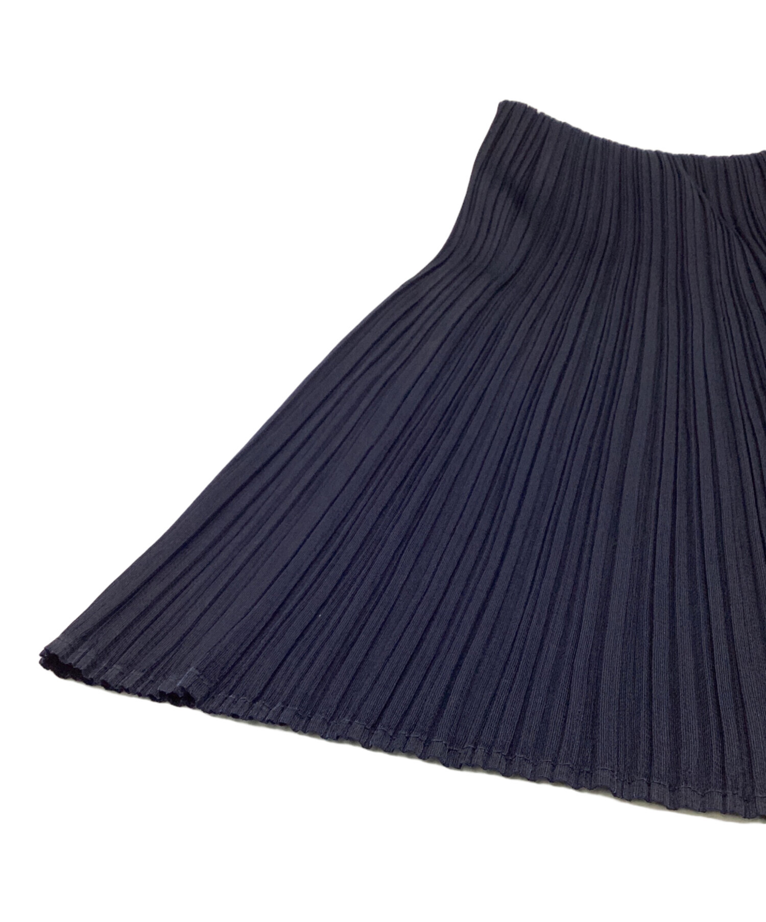 PLEATS PLEASE(プリーツプリーズ) アンサンブル レディース - ネイビー プリーツ 中古・古着通販】PLEATS PLEASE (プリーツプリーズ) プリーツ スカート