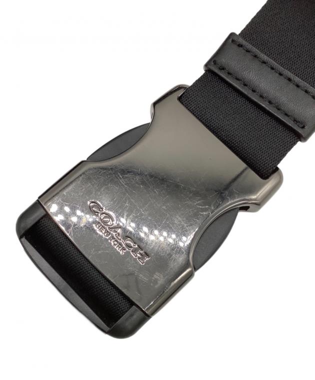 中古・古着通販】COACH (コーチ) トラック ベルト バッグ ブラック