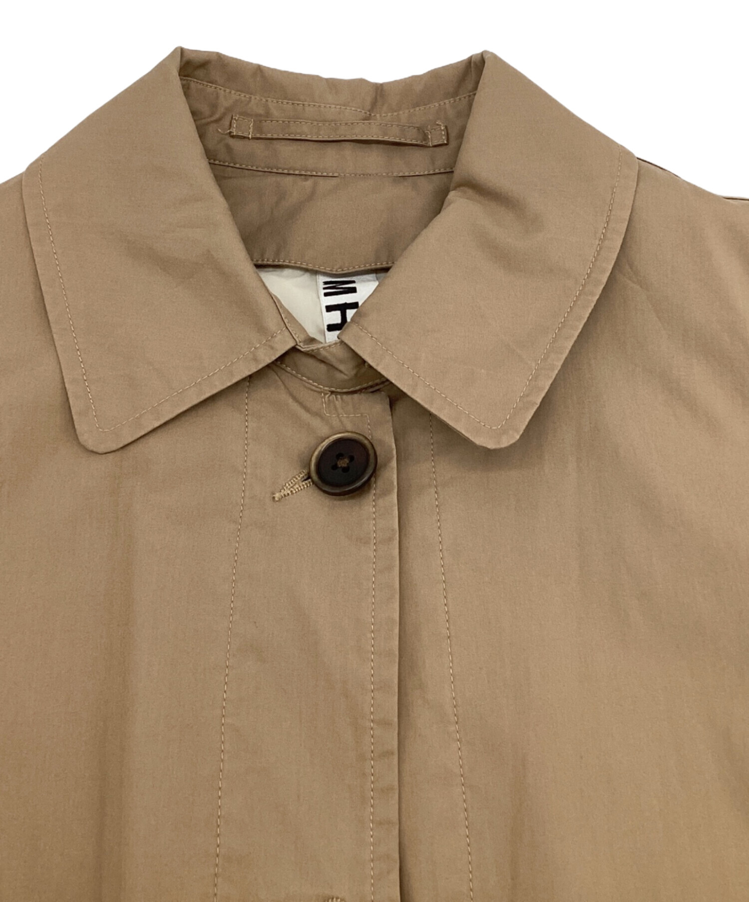 中古・古着通販】MHL (エムエイチエル) FIVE TOUGH POPLIN COAT ステン