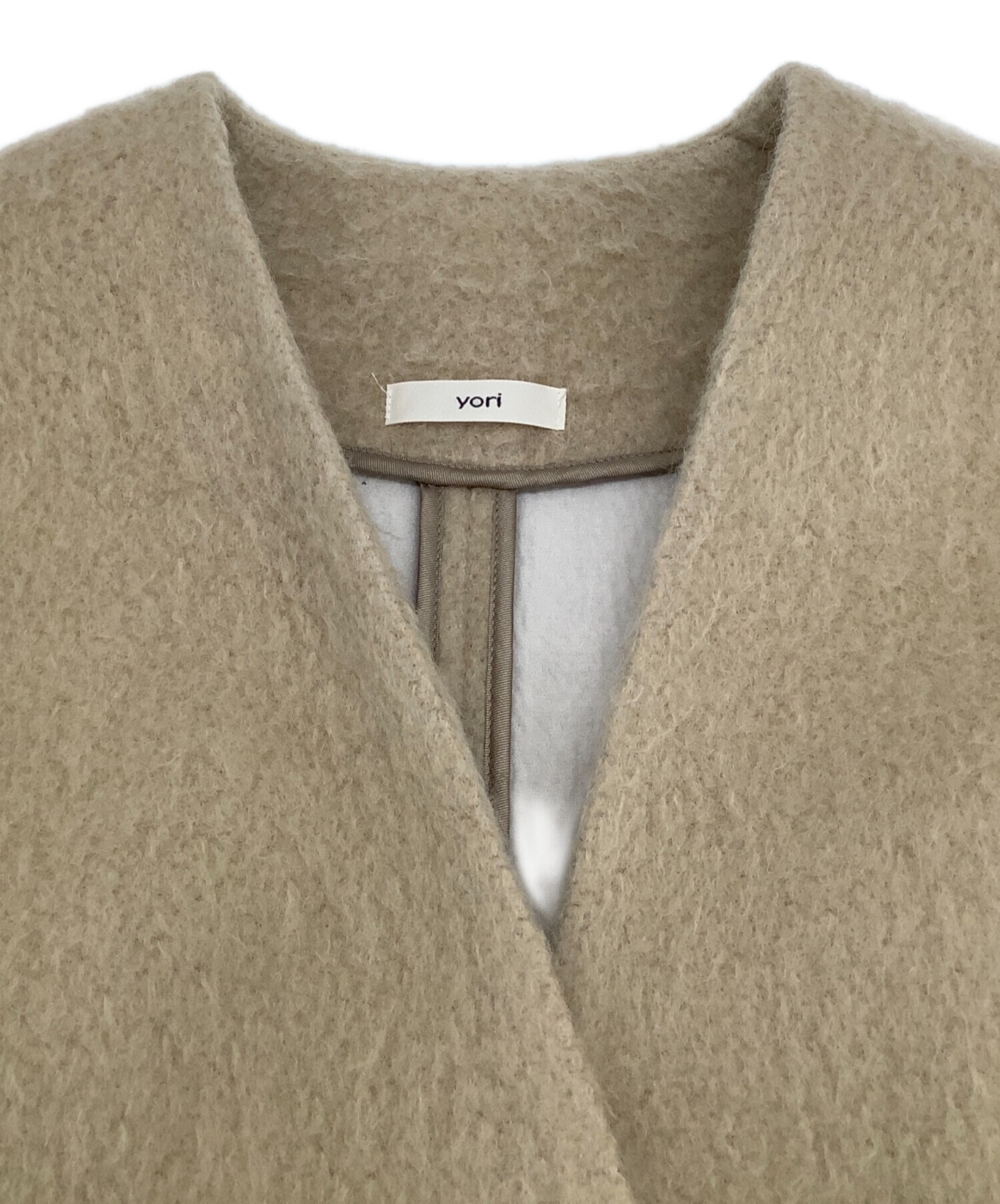 中古・古着通販】YORI (ヨリ) ウールモヘアシャギージャケット