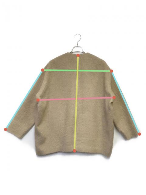 中古・古着通販】YORI (ヨリ) ウールモヘアシャギージャケット