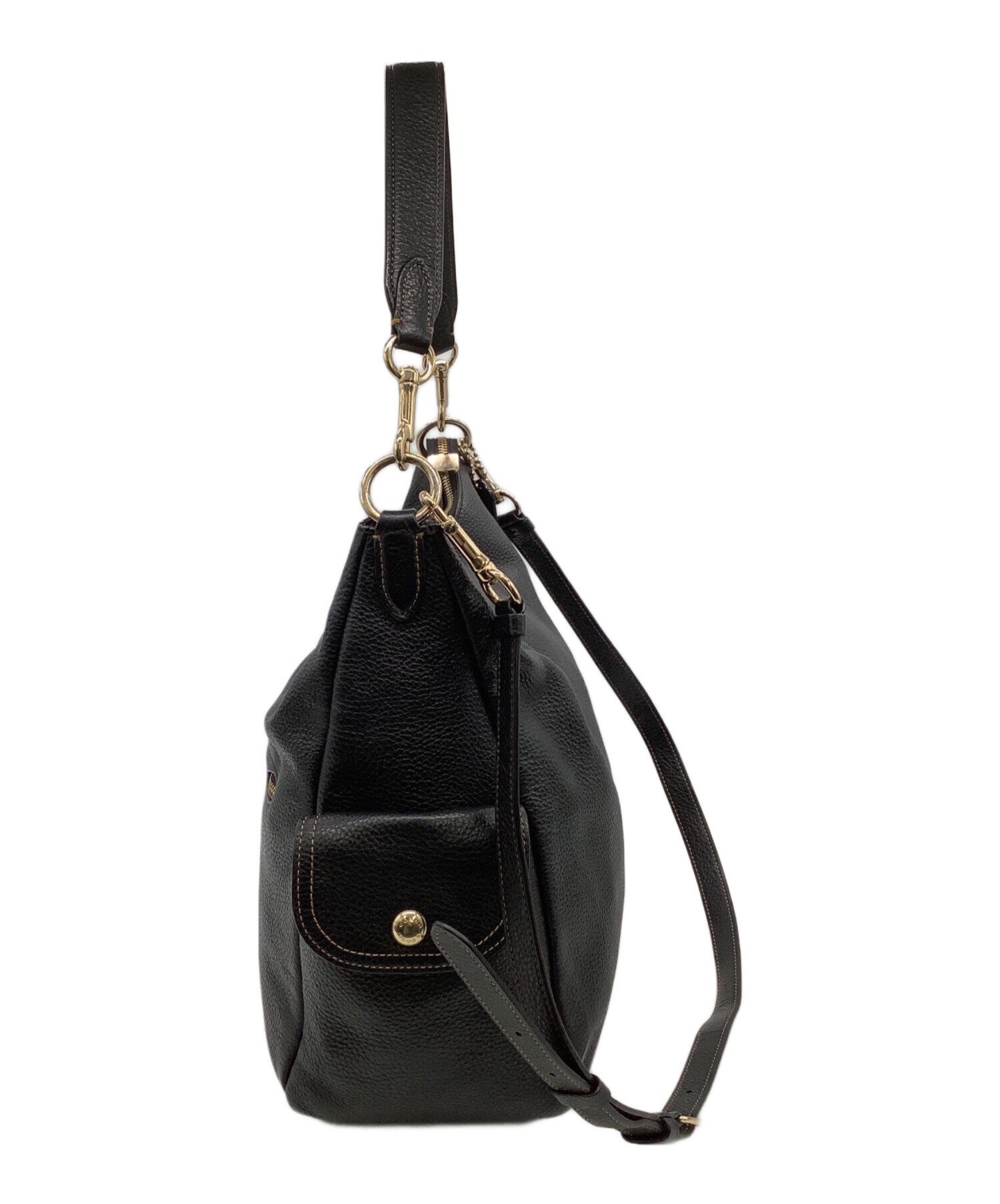 中古・古着通販】COACH (コーチ) ペニー ショルダーバッグ ブラック 