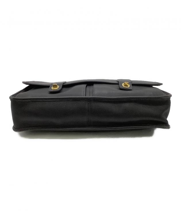中古・古着通販】COACH (コーチ) ビジネス ショルダーバッグ ブラック