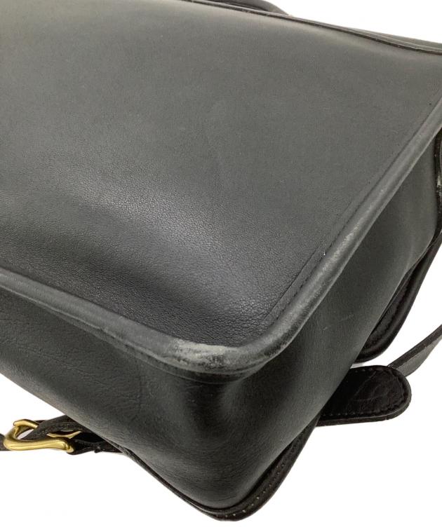 中古・古着通販】COACH (コーチ) ビジネス ショルダーバッグ ブラック