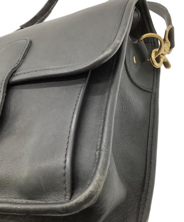 中古・古着通販】COACH (コーチ) ビジネス ショルダーバッグ ブラック