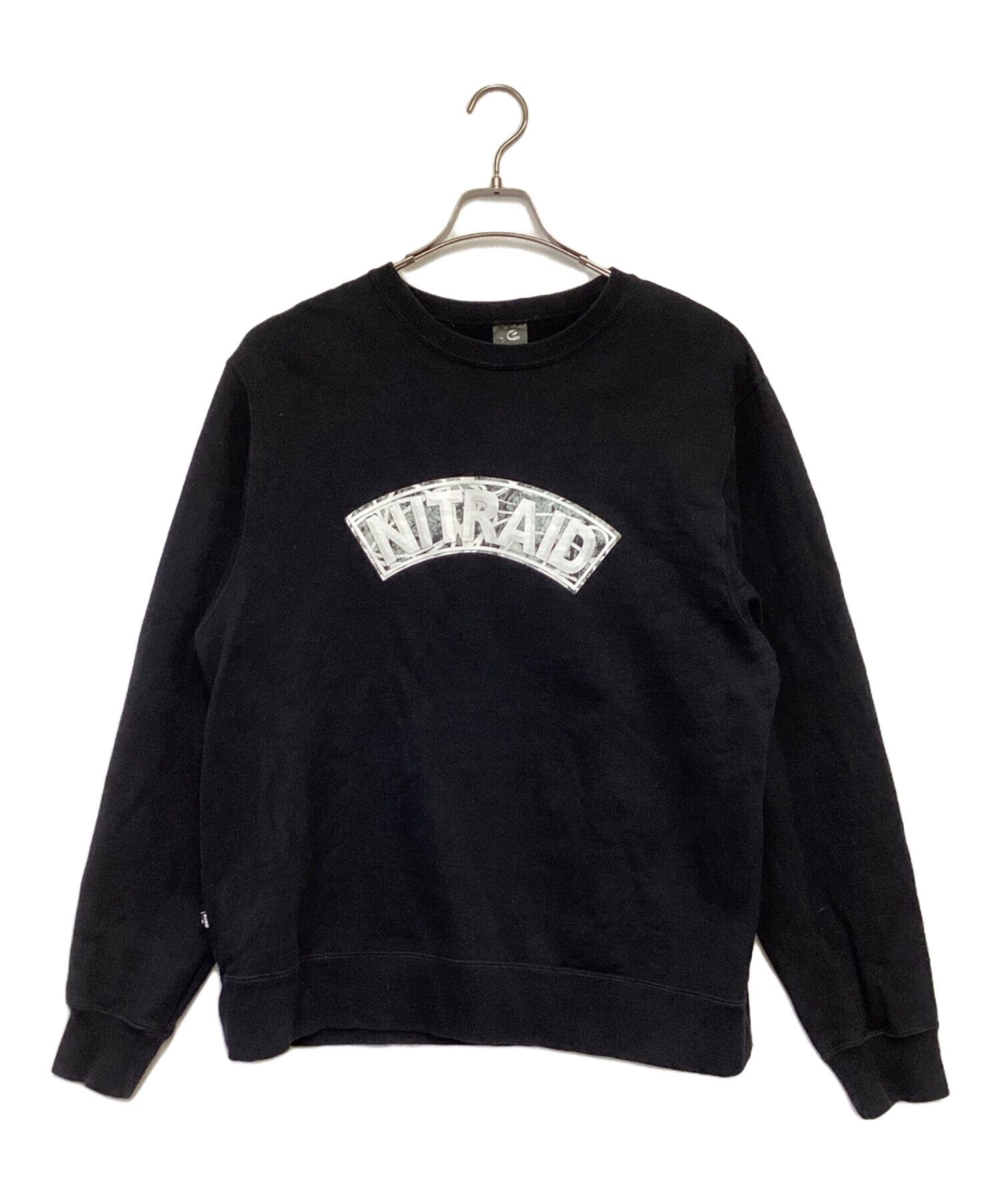 中古・古着通販】NITRAID (ナイトレイド) ロゴ スウェット ブラック