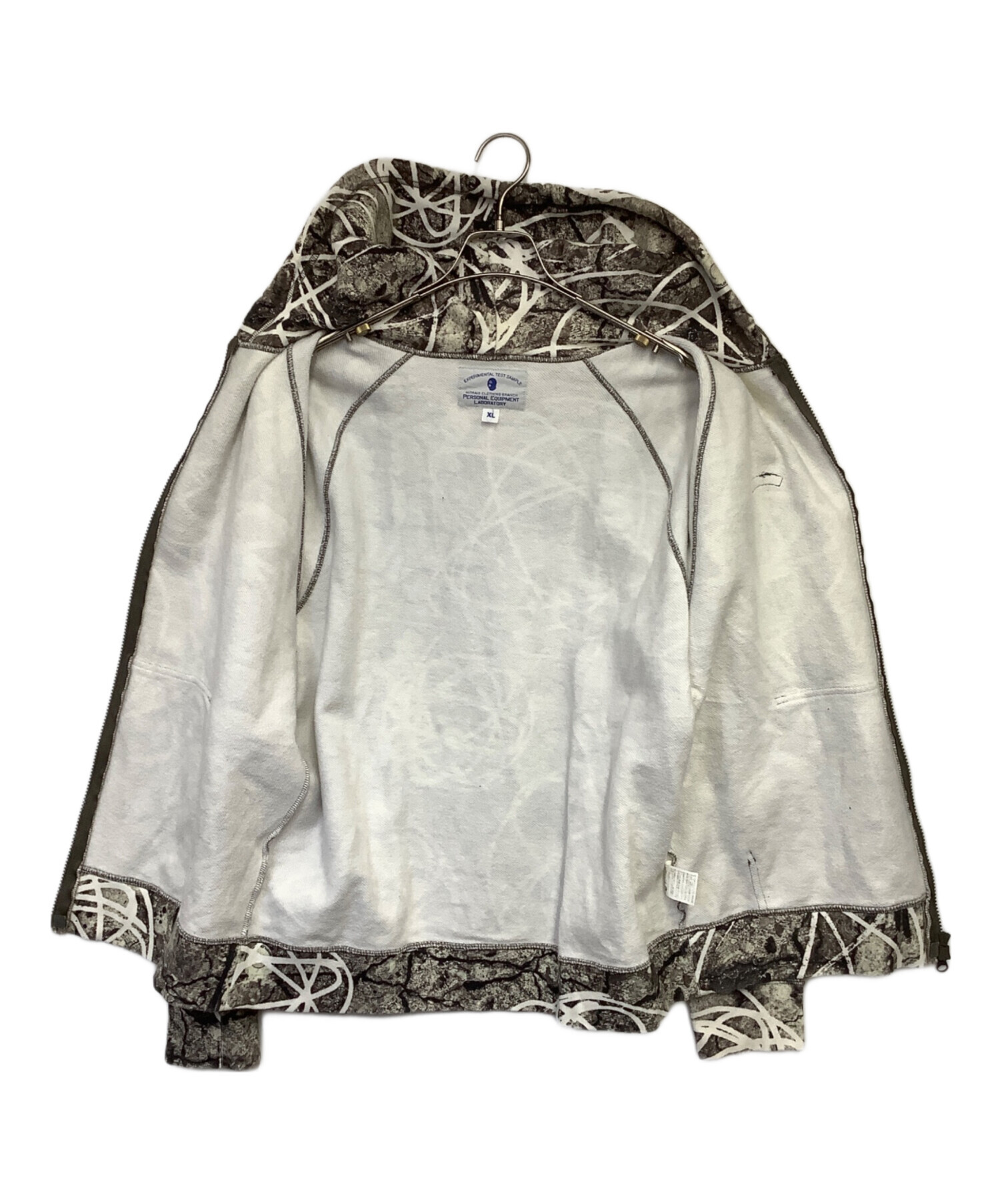 中古・古着通販】NITRAID (ナイトレイド) ジップパーカー グレー