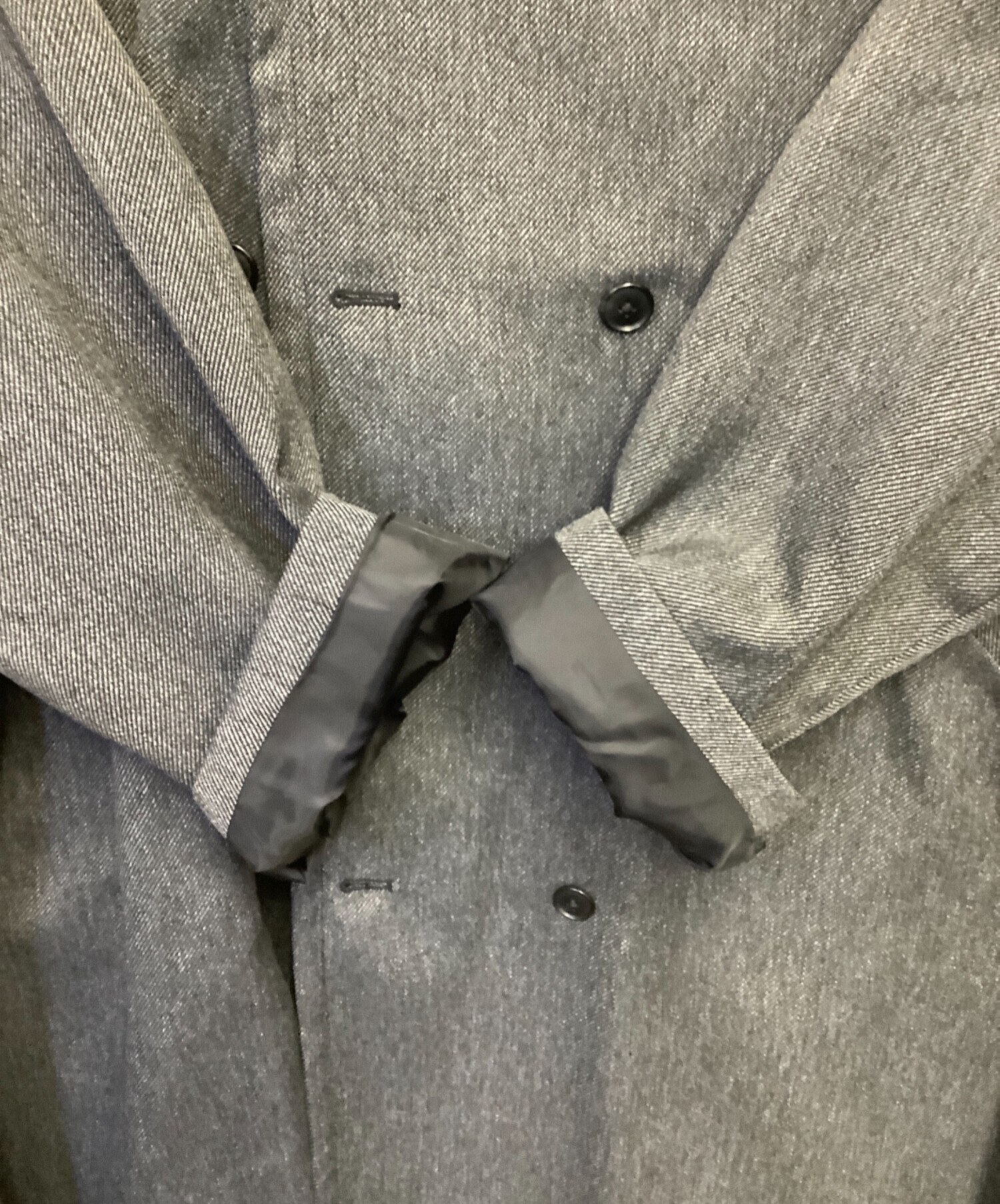 中古・古着通販】soerte (ソエルテ) Oversize double breasted stand