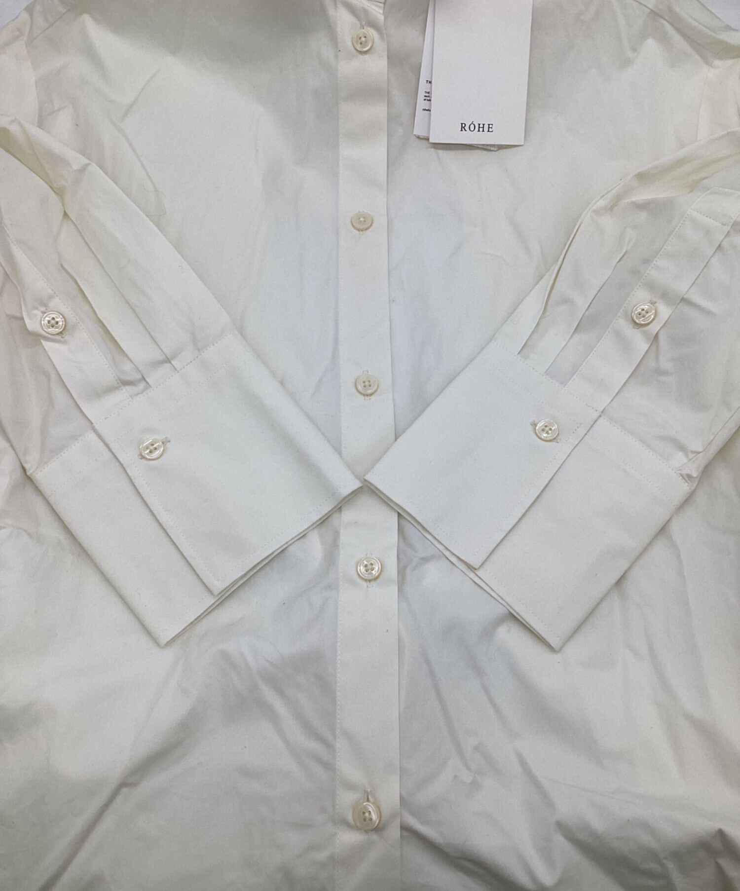 中古・古着通販】ROHE (ロヘ) Open back shirt（オープン バック