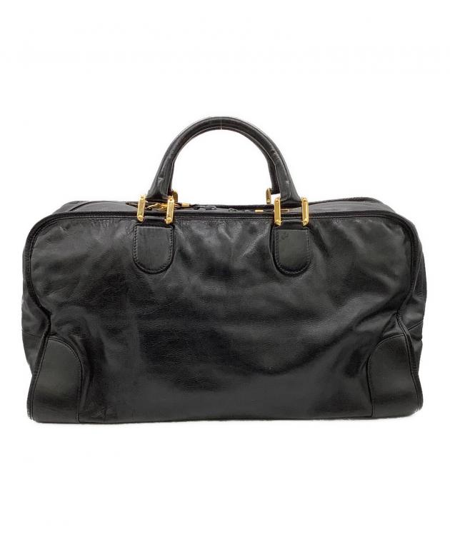 中古・古着通販】LOEWE (ロエベ) アマソナ ボストンバッグ ブラック