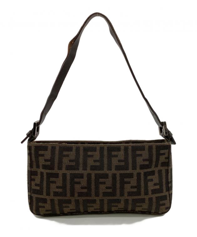 中古・古着通販】FENDI (フェンディ) ズッカ柄 ハンドバッグ ブラウン