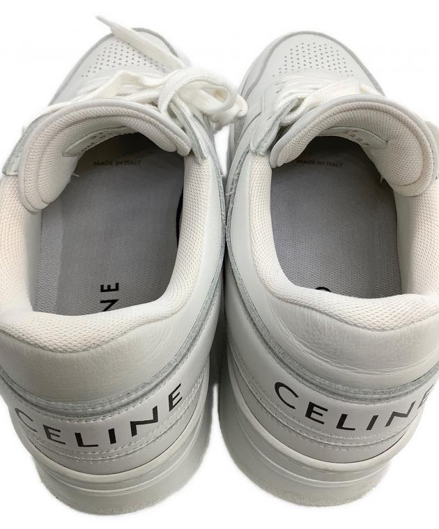 中古・古着通販】CELINE (セリーヌ) ブロックスニーカーウェッジソール