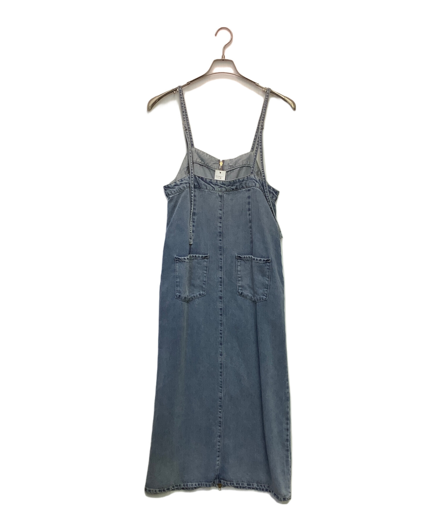 DOUDOU リヨセルデニムジャンスカ　38 ブルー 中古・古着通販】DOUDOU (ドゥドゥ) リヨセルデニムジャンスカ ブルー