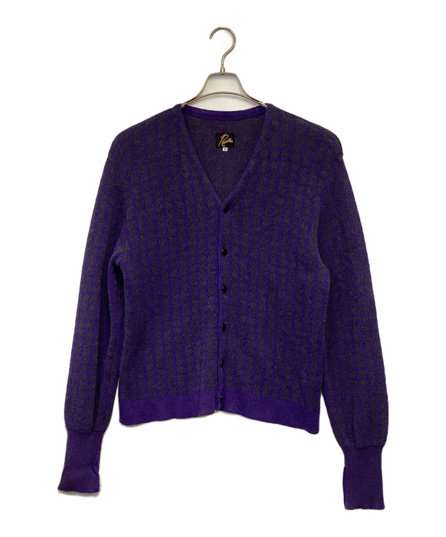 中古・古着通販】Needles (ニードルズ) Houndstooth V Neck Cardigan