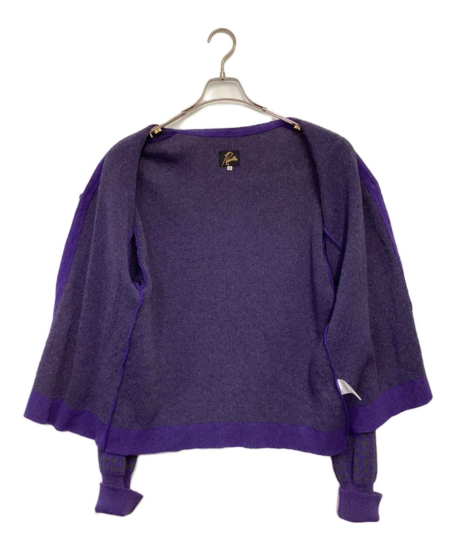 中古・古着通販】Needles (ニードルズ) Houndstooth V Neck Cardigan