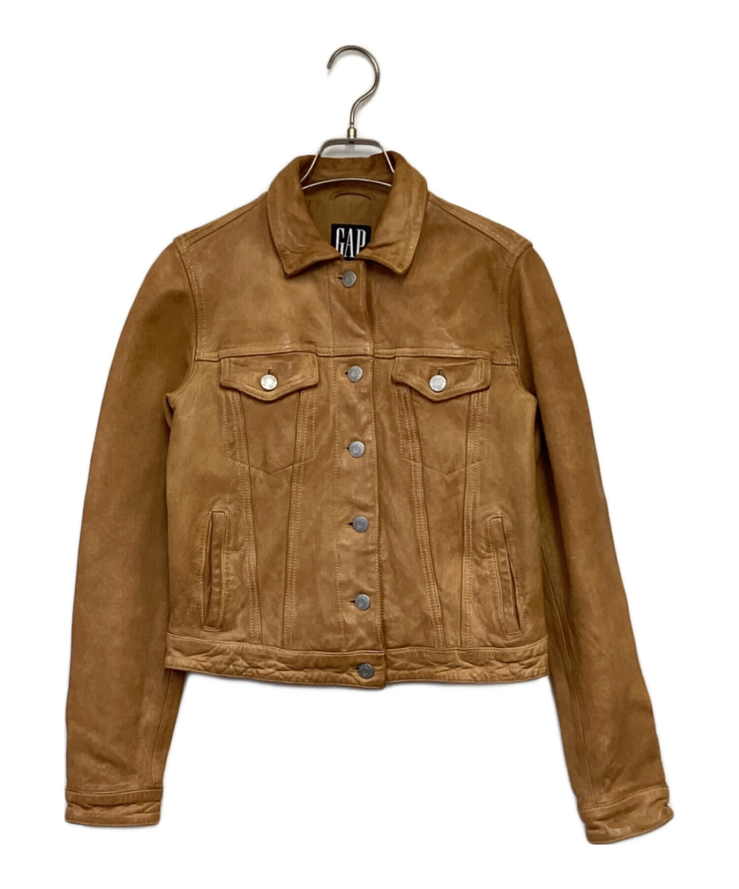 中古・古着通販】GAP (ギャップ) ラムレザージャケット キャメル