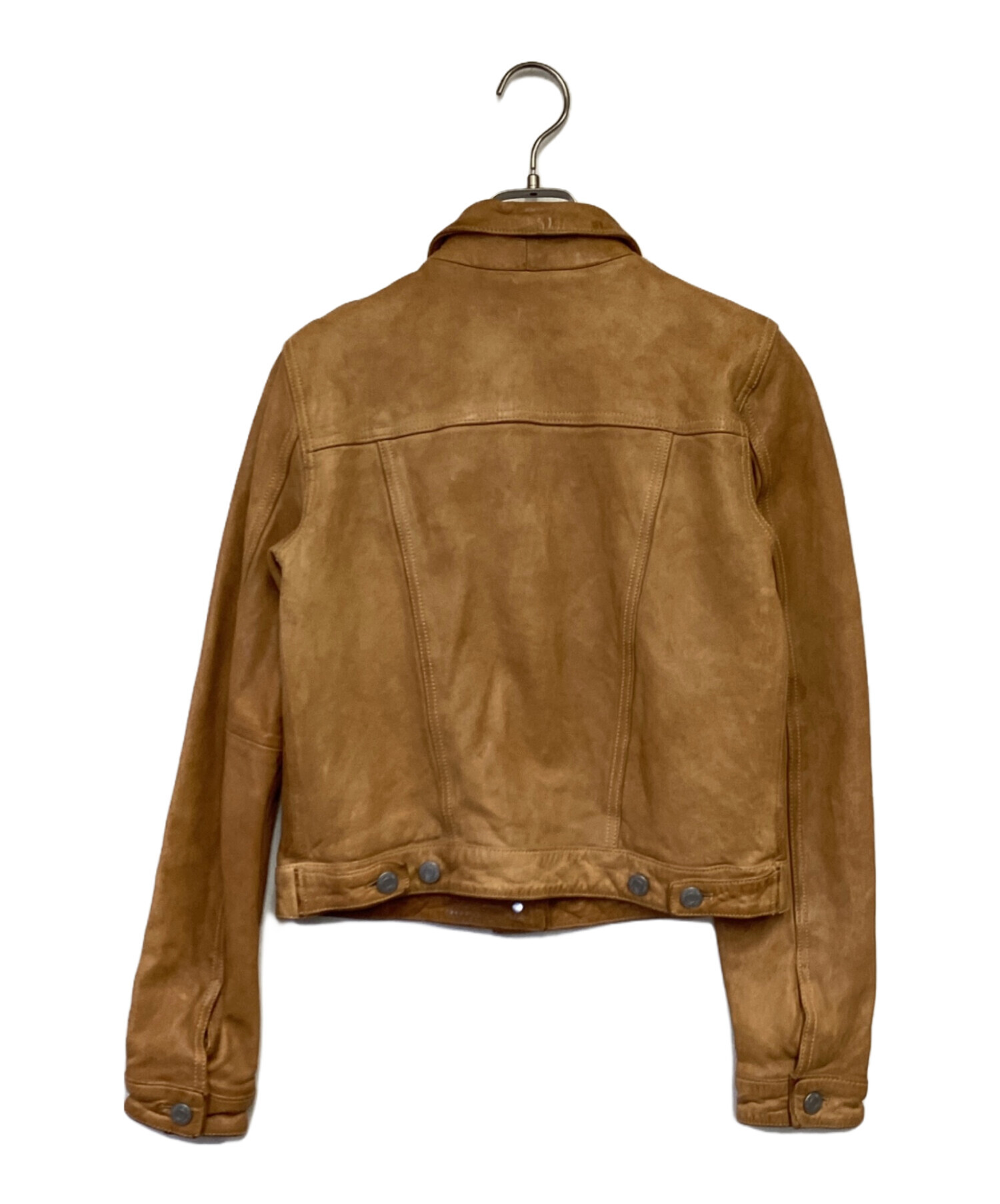 Y*o様 GAP ギャップ　ラムレザー ブルゾン　レザージャケット M 中古・古着通販】GAP (ギャップ) ラムレザージャケット キャメル