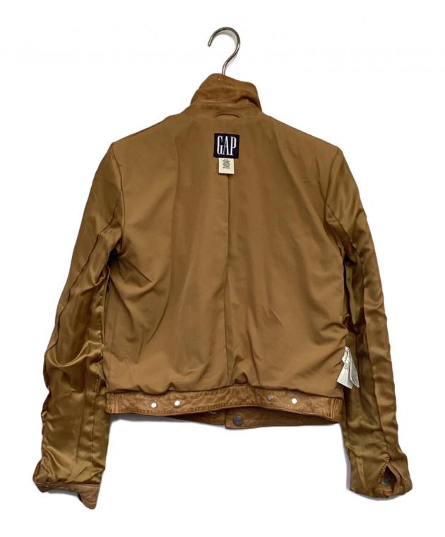 中古・古着通販】GAP (ギャップ) ラムレザージャケット キャメル