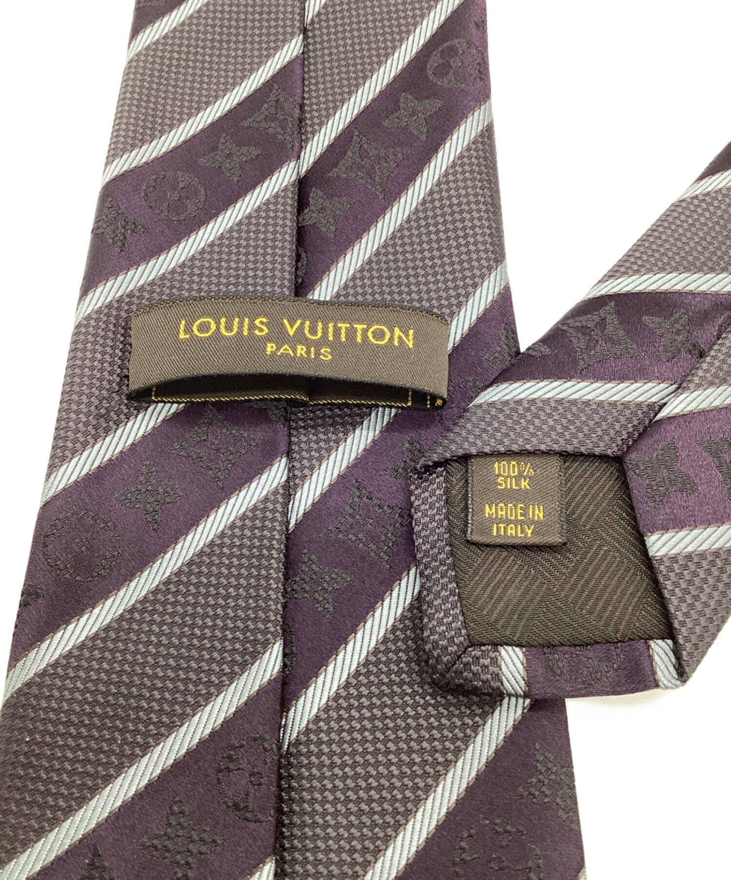 中古・古着通販】LOUIS VUITTON (ルイ ヴィトン) ネクタイ パープル