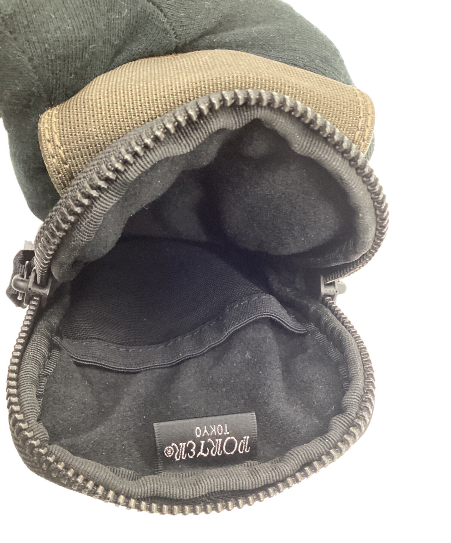 中古・古着通販】PORTER (ポーター) PRISM（プリズム）ポーチ オリーブ