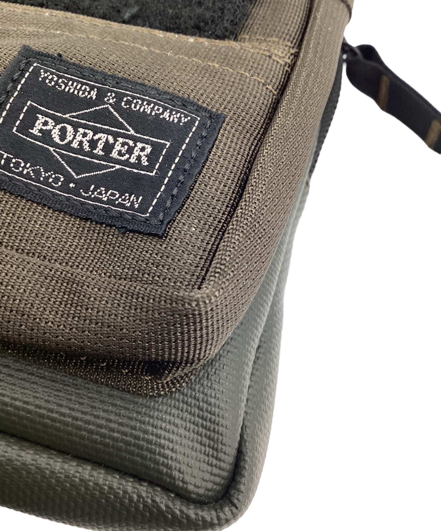 中古・古着通販】PORTER (ポーター) PRISM（プリズム）ポーチ オリーブ