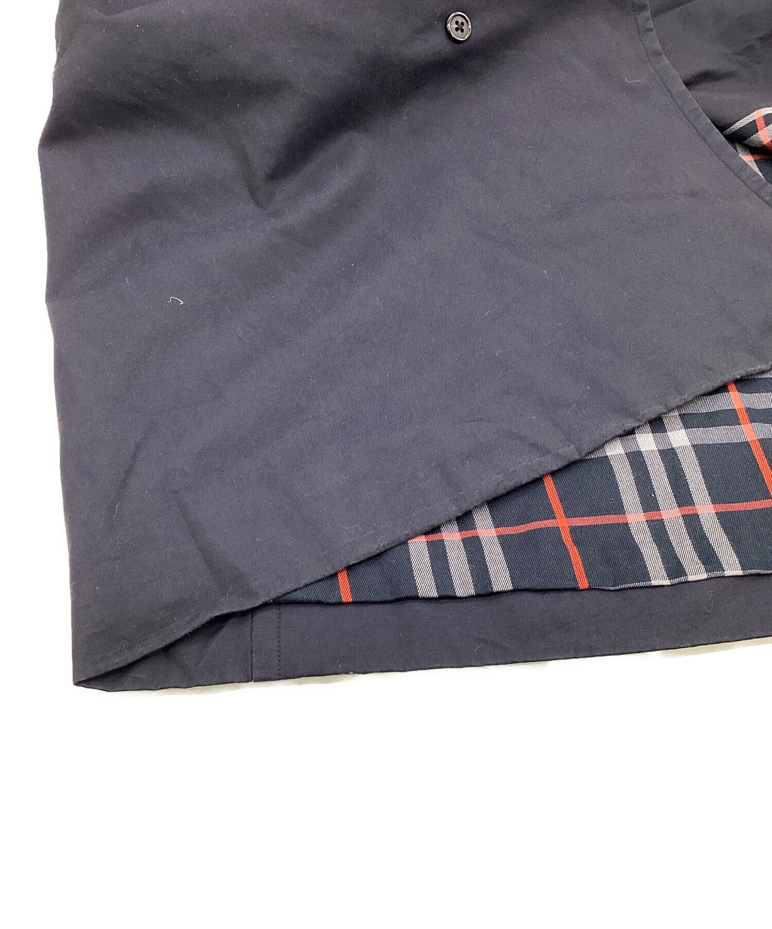 美品　バーバリーロンドン　トレンチ　シャドーホース　チェック　グレー 中古・古着通販】BURBERRY LONDON (バーバリーロンドン) トレンチ