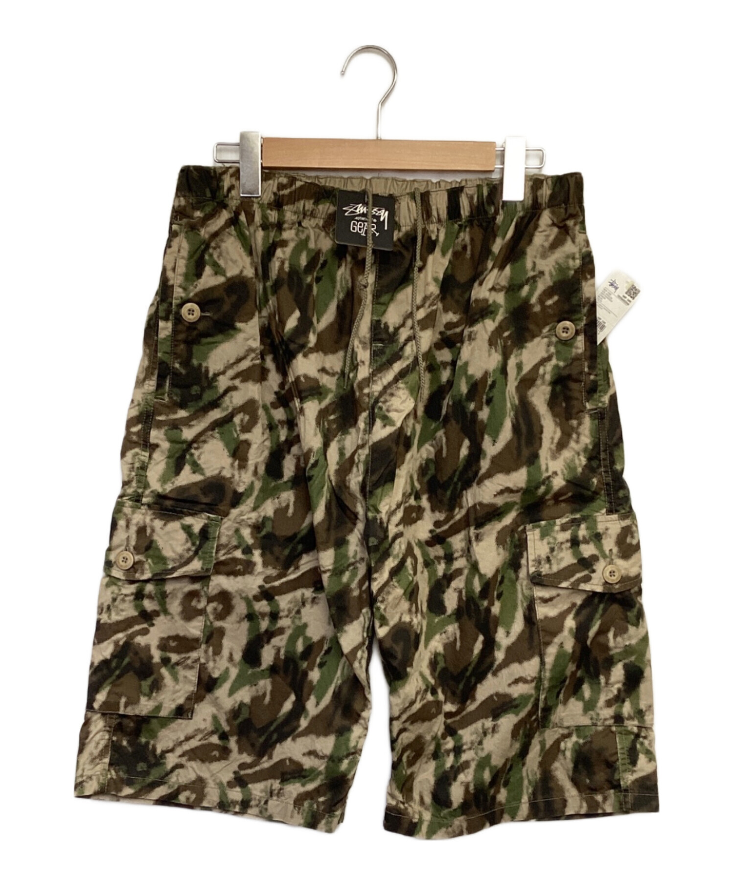 中古・古着通販】stussy (ステューシー) ハーフパンツ カーキ サイズ:M