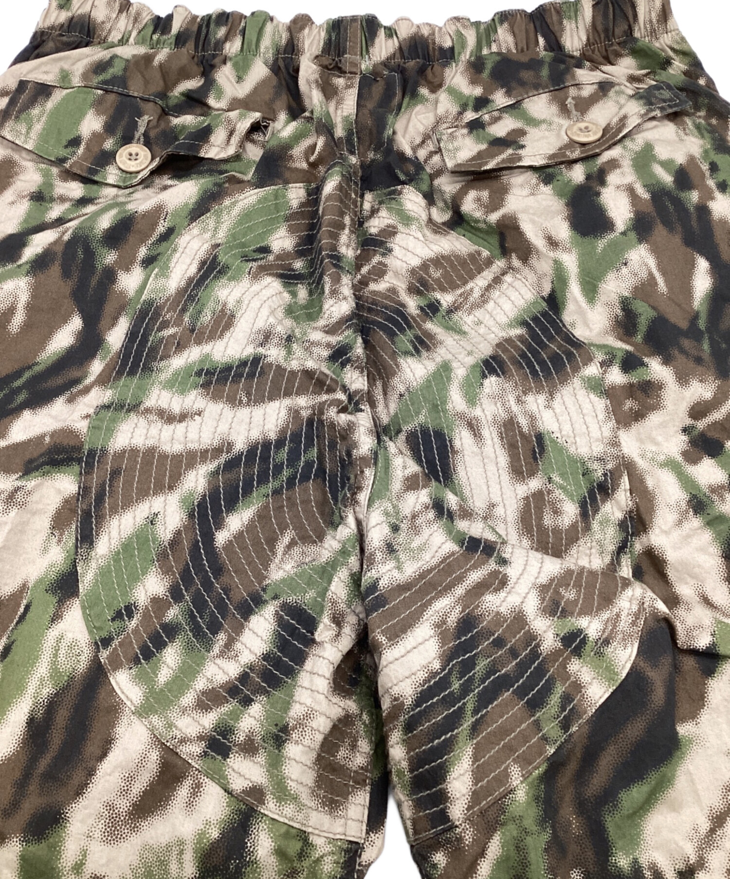 【n】90s stussy グリーンカモ　ハーフパンツ STUSSY（ステューシー） STUSSY Ripstop Camo Pocket ショーツ(stussy