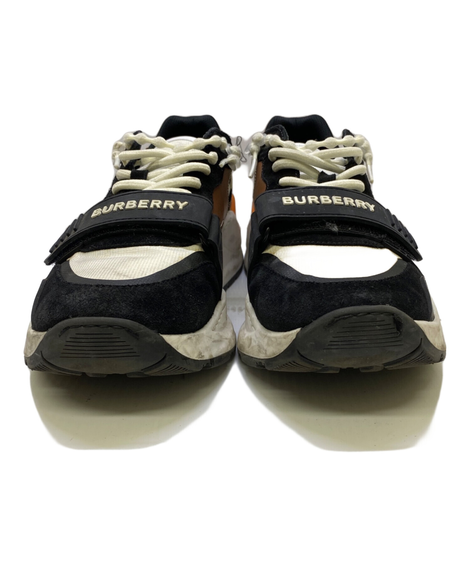 中古・古着通販】BURBERRY (バーバリー) スニーカー ホワイト×ブラウン