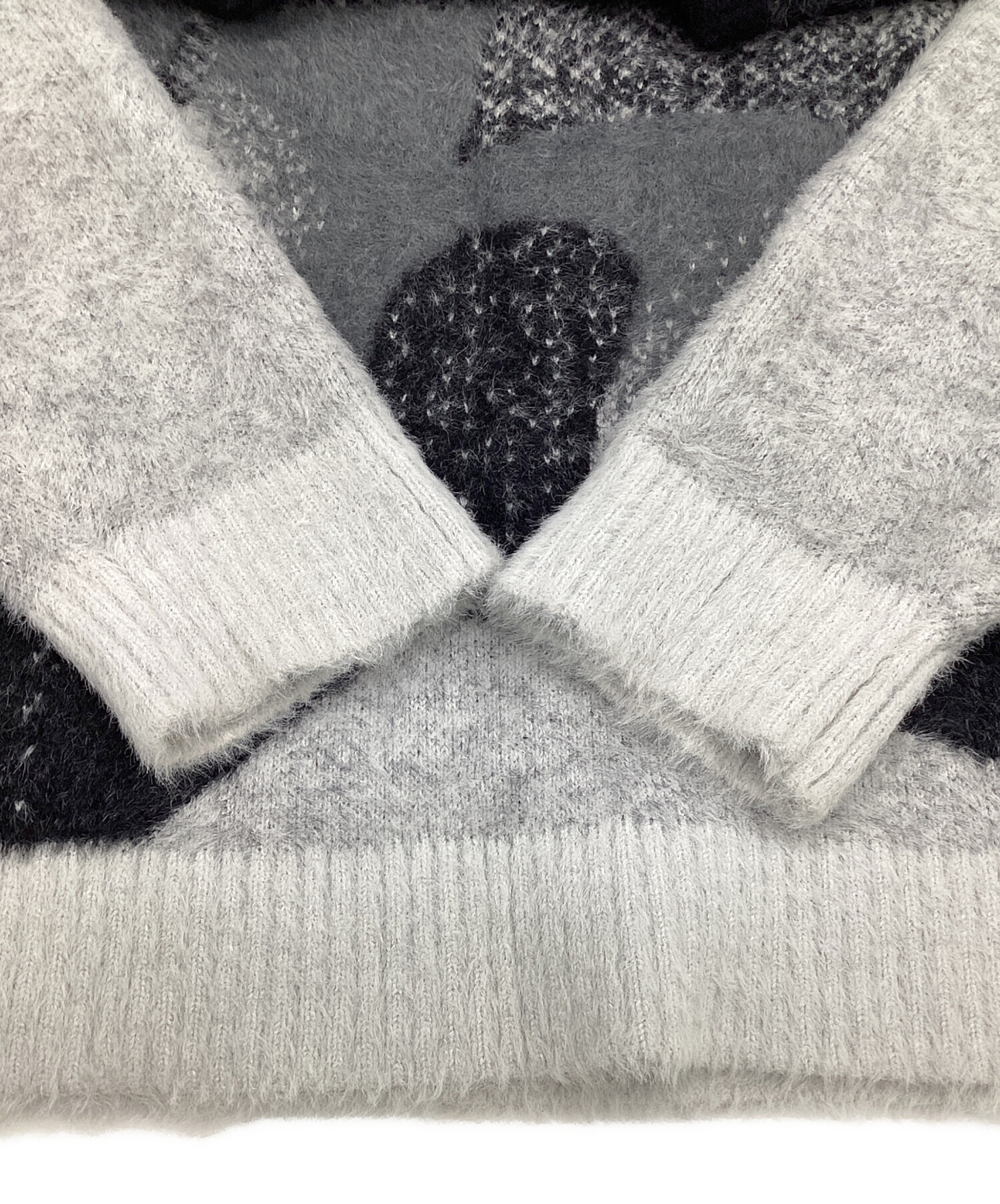 中古・古着通販】HUF (ハフ) HORIZON SHAGGY CREWNECK（ホライゾン 