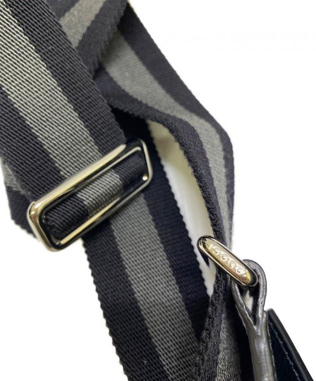 中古・古着通販】GUCCI (グッチ) ナイロンショルダーバッグ ブラック