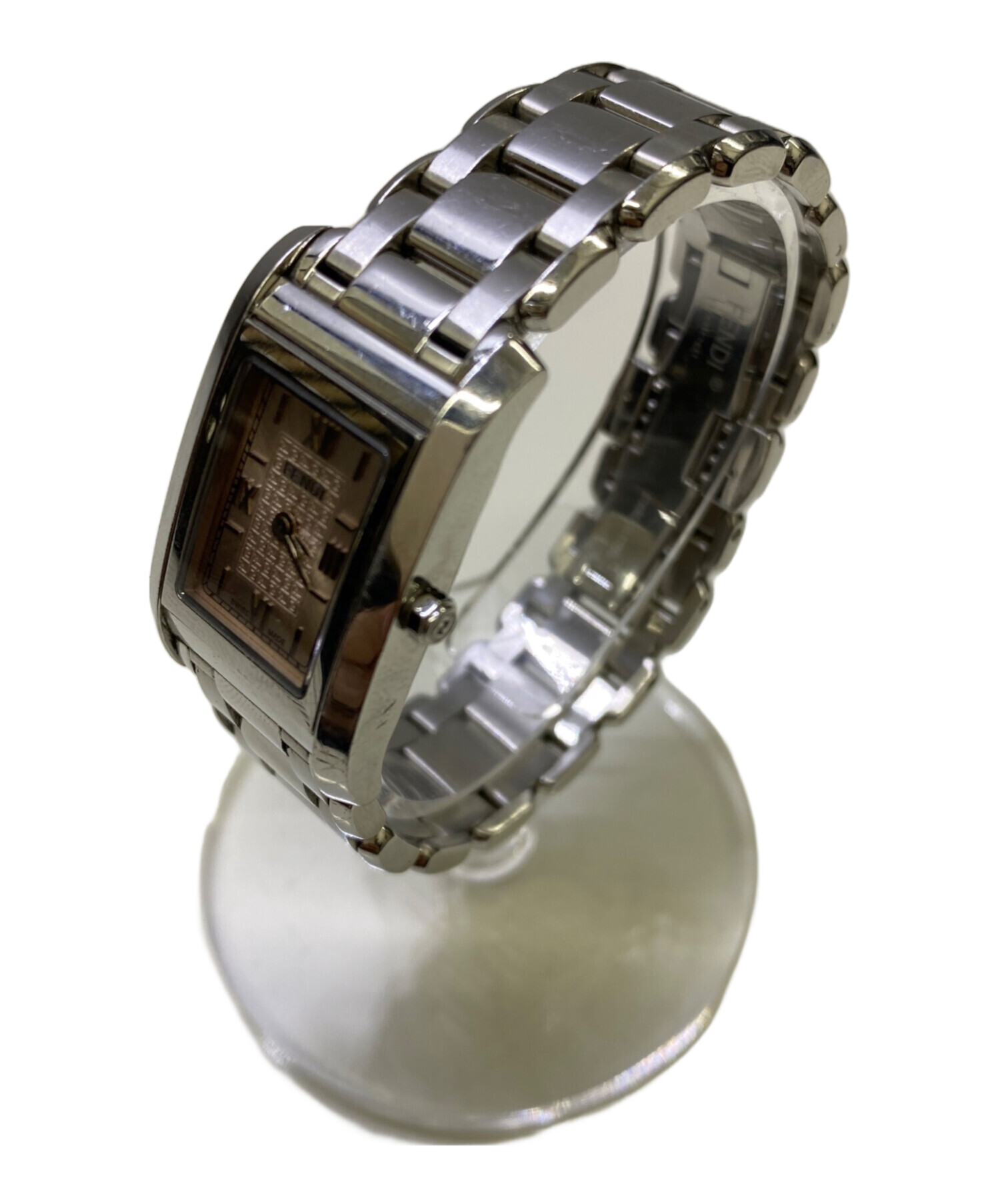 中古・古着通販】FENDI (フェンディ) クウォーツ腕時計 7600L ピンク 