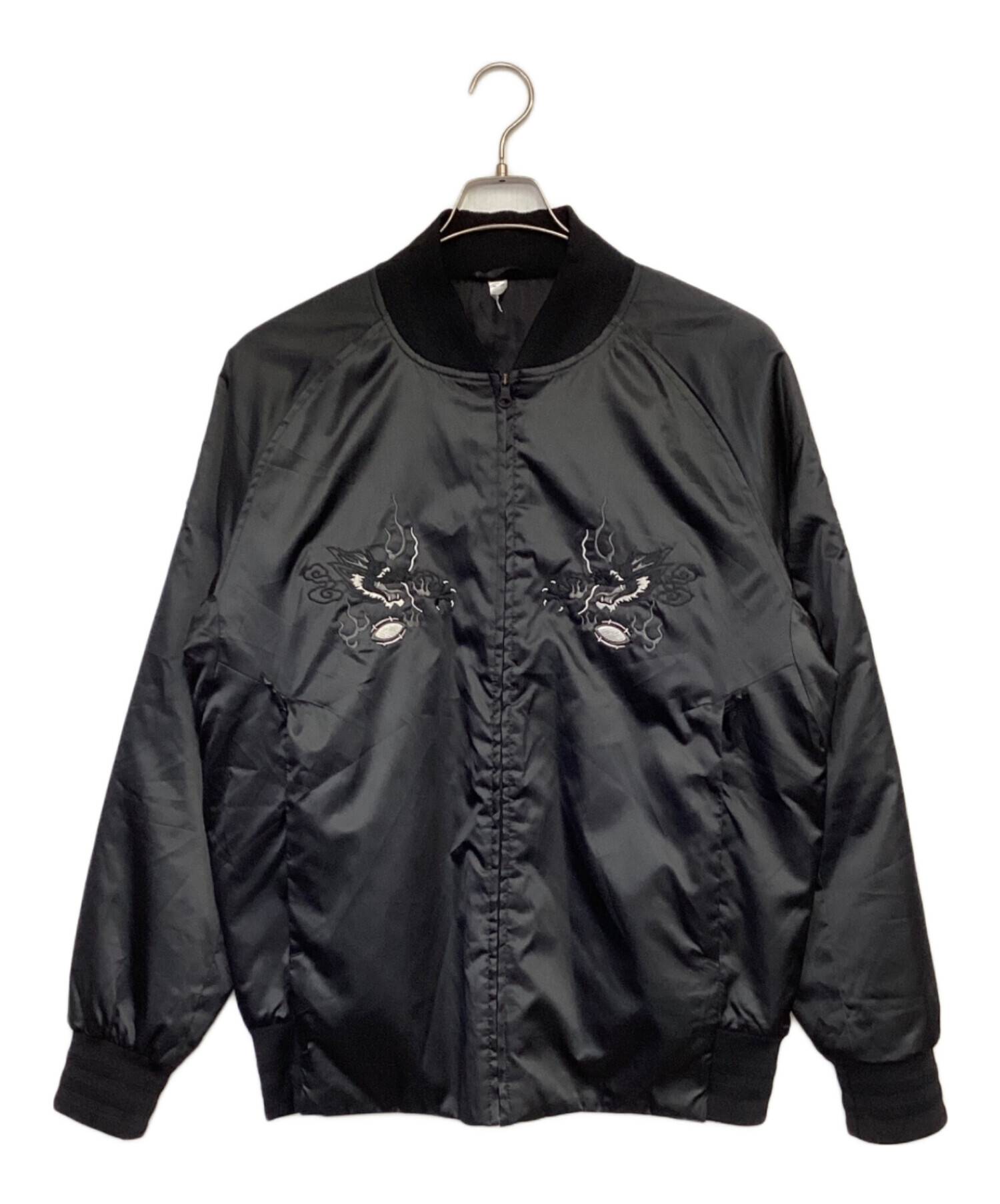 adidas ALL BLACKS スカジャン ブラック 中古・古着通販】adidas (アディダス) All Blacks（オールブラックス