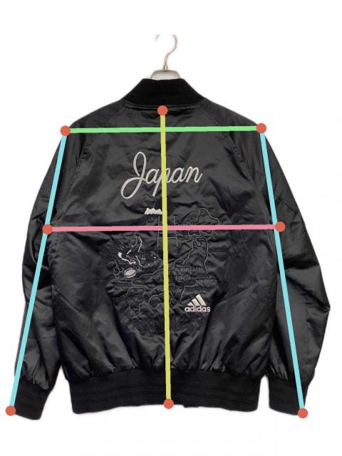 新品未使用★adidas ALL BLACKS スカジャン 美品 adidas×ALL BLACKS 中綿入りスカジャン Sサイズ 黒 アディダス