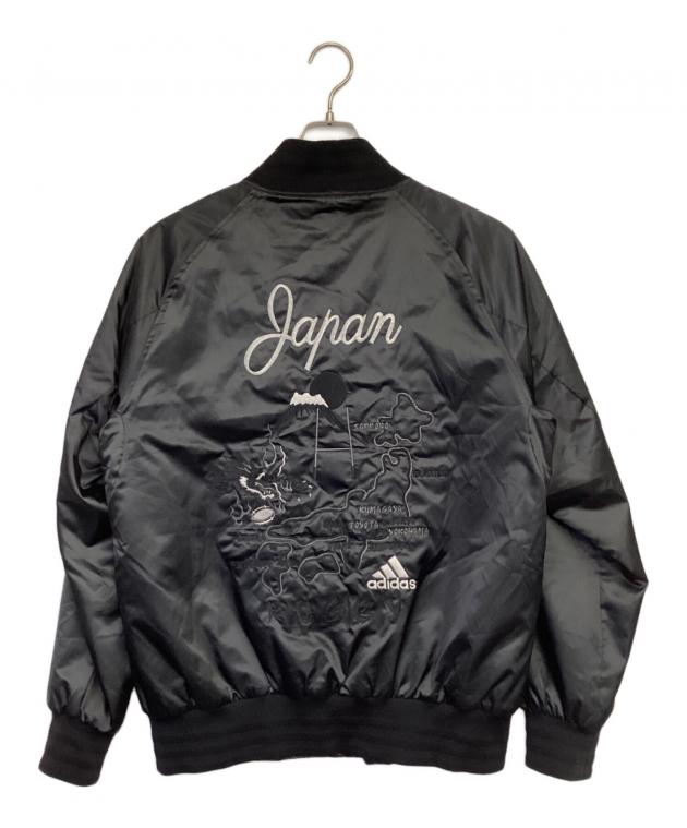 adidas ALL BLACKS スカジャン ブラック 中古・古着通販】adidas (アディダス) All Blacks（オールブラックス